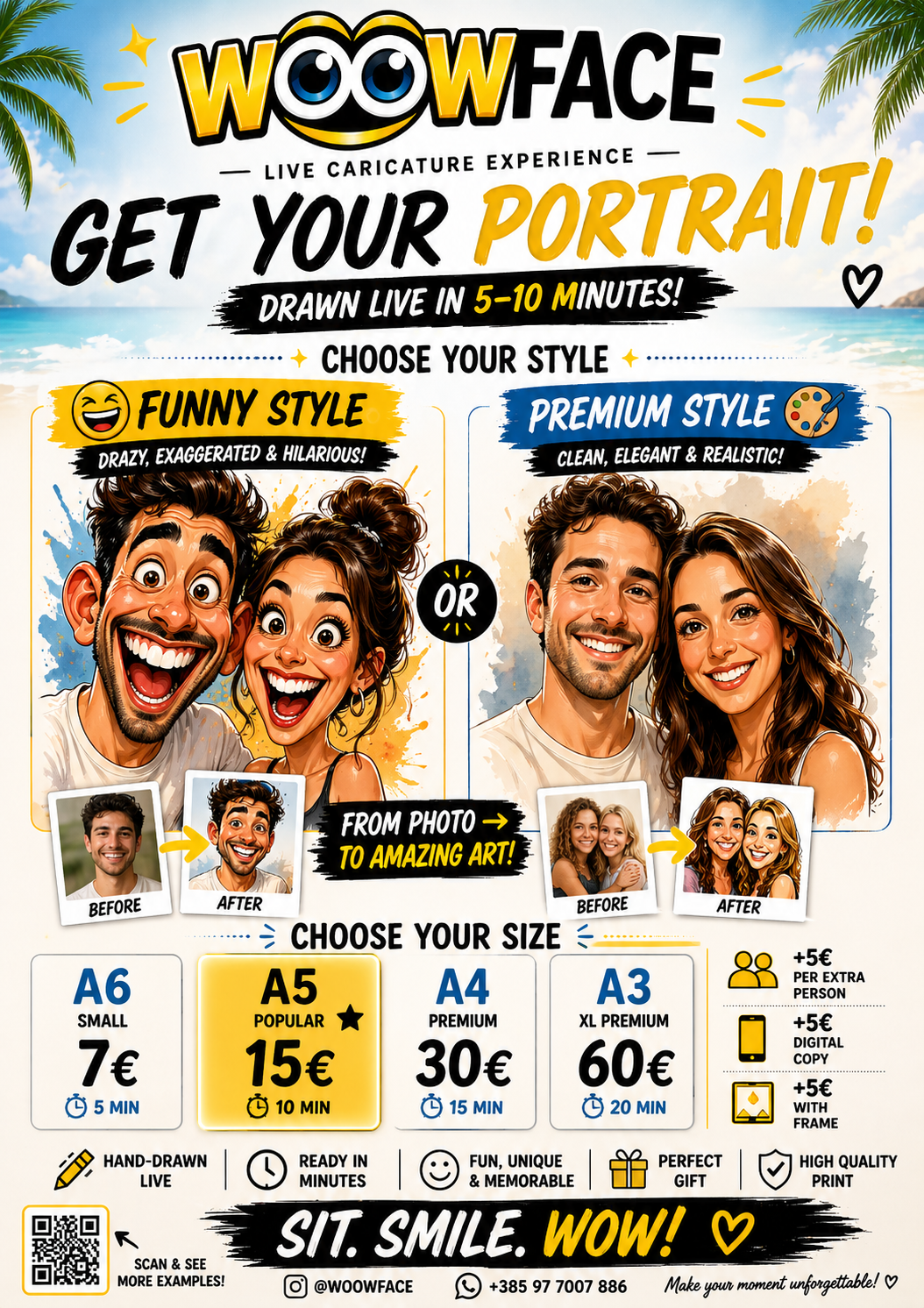 Live portraits
